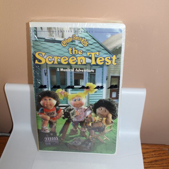 🍁5/$25🎃 Cabbage Patch Kids VHS The Screen Test New - Picture 1 of 2